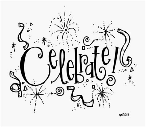 Celebrate clipart black and white, Picture #2345352 celebrate clipart black and white