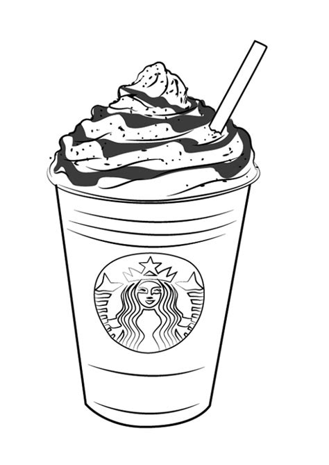 Coloring Pages Of Starbucks Drinks