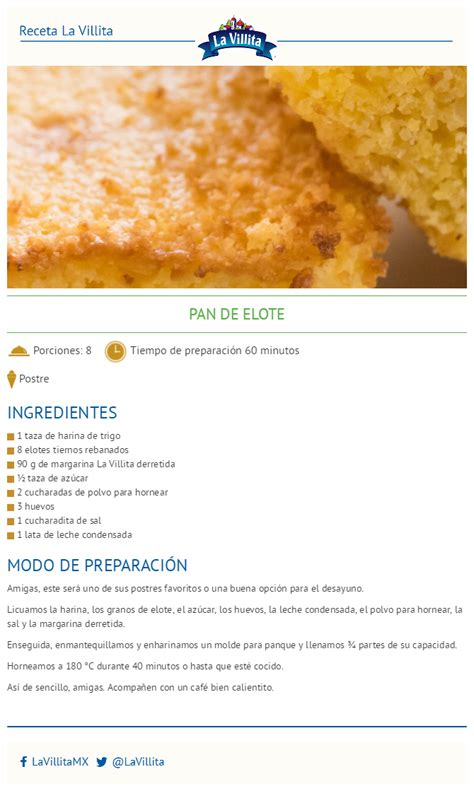 Aprender Acerca Imagen Receta Pan De Elote Harina Para Hot Cakes