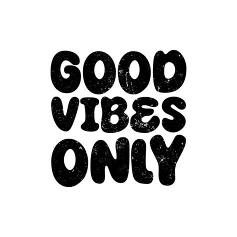 Premium Vector Good Vibes Only Lettering Design