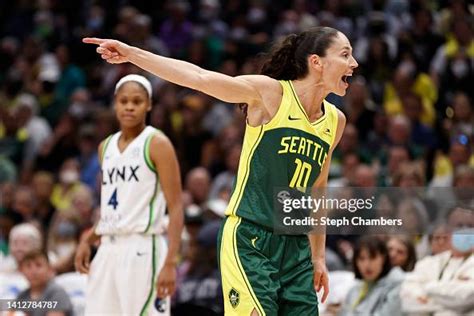 Sue Bird Of The Seattle Storm Reacts During The First Quarter Against