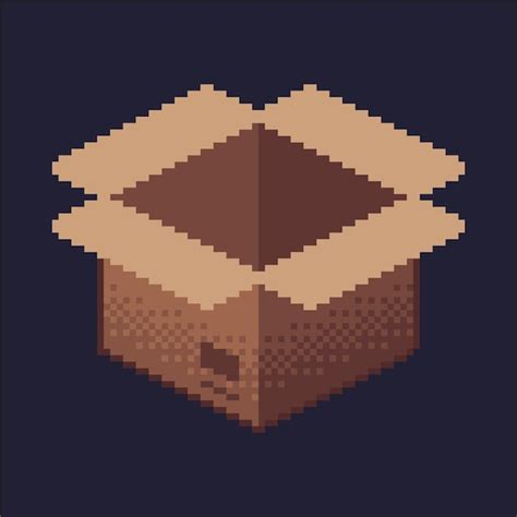 Premium Vector Pixel Box