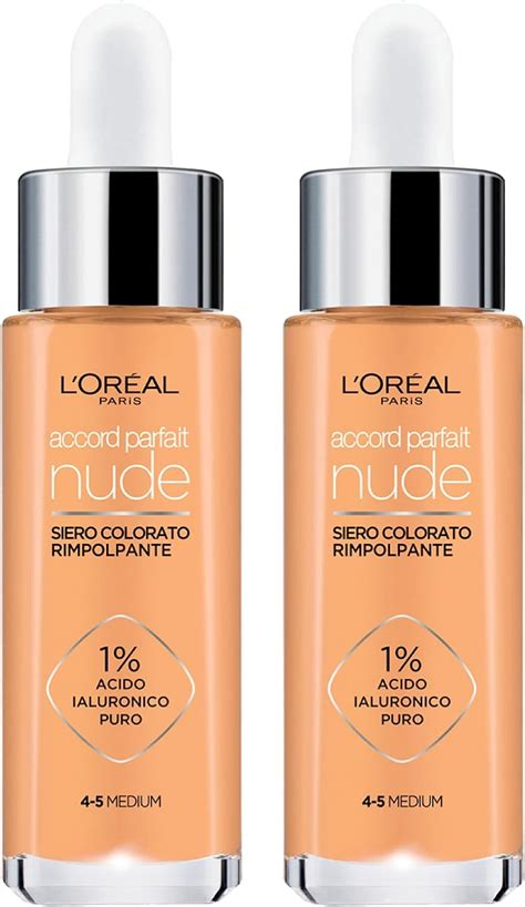 L Or Al Paris Accord Parfait Nude Siero Colorato Rimpolpante Colore