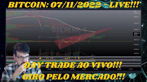 O Rapaz Do Bitcoin Day Trade Ao Vivo E Giro Pelo Mercado