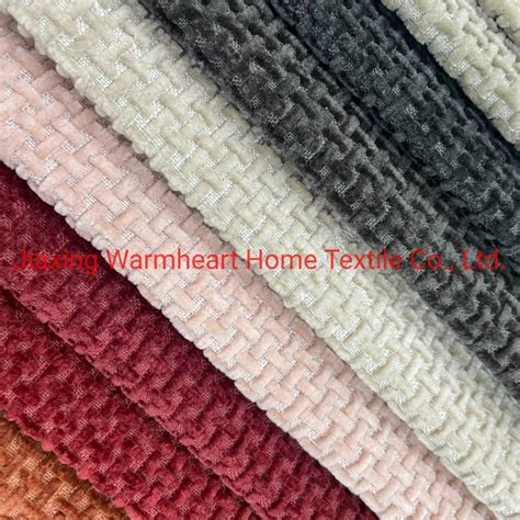 Polyester Chenille Woven Ready Stock Sofa Fabric Upholstery Cloth