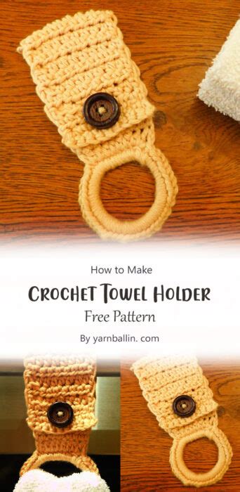 Easy Towel Holder Free Crochet Pattern Ideas