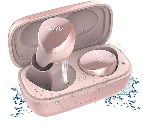 ILuv TB100 Rose Gold True Wireless Earbuds Cordless In Ear Bluetooth 5