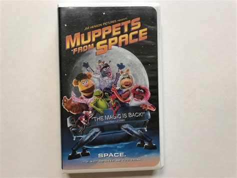 Vintage Muppets From Space Clamshell Case Jim Henson VHS Video 90s