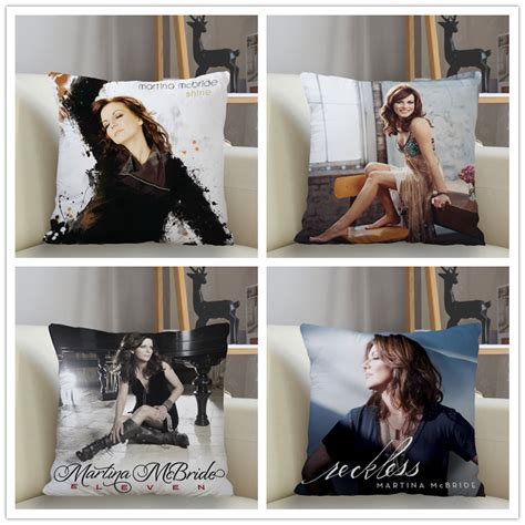 Musife Martina Mcbride Pillowcase Custom Square Pillow Cover Case