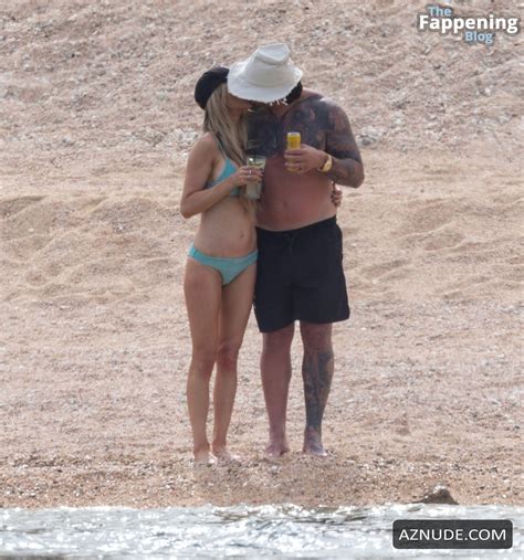 Christina Hall Sexy Seen With Joshua Hall Showing Off Her Amazing Body Wearing A Hot Blue Bikini