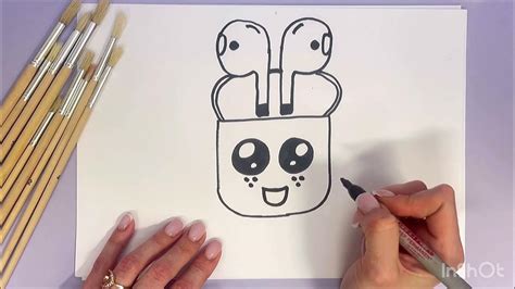 How To Draw Apple Airpods In Iphone Youtube