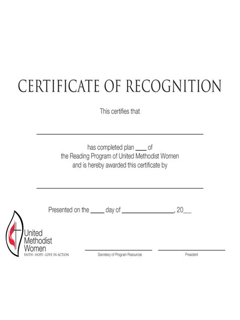 Certificate Of Recognition 6 Free Templates In Pdf Word Excel Download