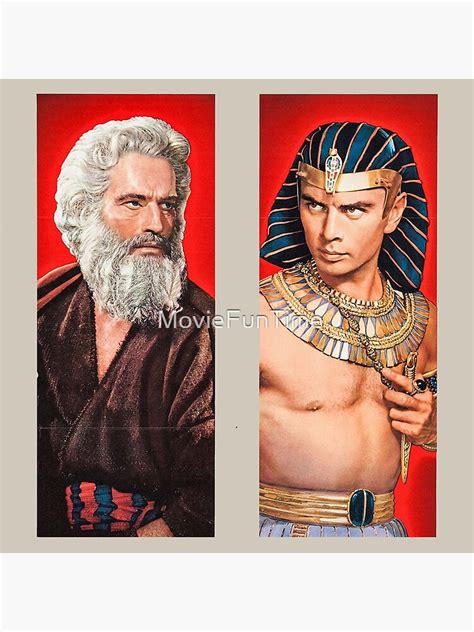 Moses And Ramses Photographic Print By Moviefuntime Redbubble