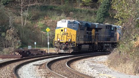 Csx Mixed Freight Train Q Eastbound At Harpers Ferry Wv Youtube