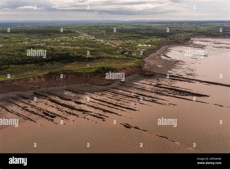 Aerial View Of The Joggins Fossil Cliffs Unesco World Heritage Site