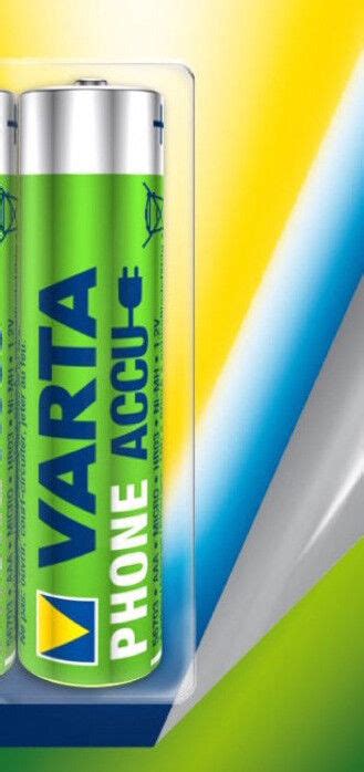 Varta Phone Aaa Micro Akku Accu Nimh Batterien Mah Telefon Akku