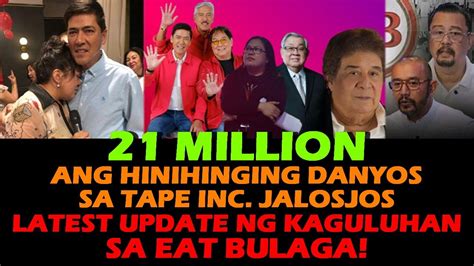 EAT BULAGA 21 MILLION NA DANYOS ANG HINIHINGI SA TAPE INC JALOSJOS