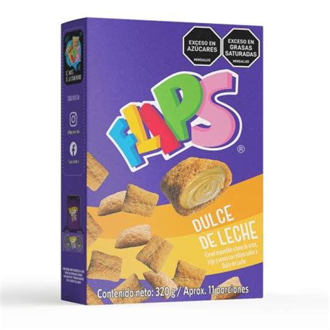 FLIPS DULCE DE LECHE CAJA 320G Congrupo