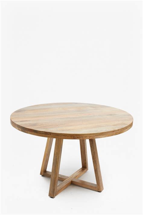 Round Wooden Dining Table Natural | French Connection UK