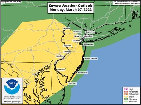 Nj Weather Severe Thunderstorm Warnings Watch Issued With Damaging