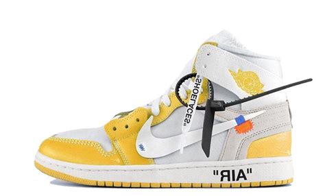 Off White Nike Collab 2021 Air Jordan-1-Canary-Yellow - AIO bot