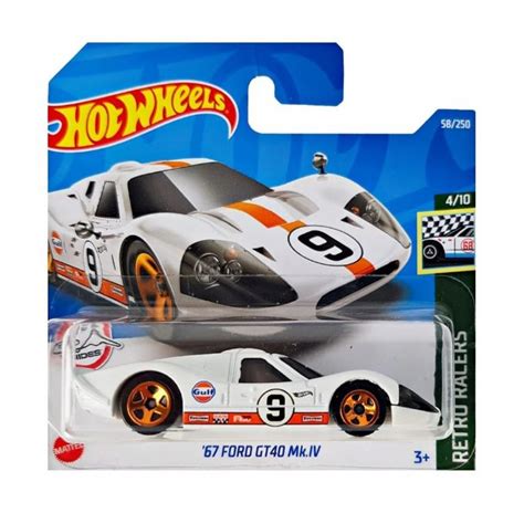 Hot Wheels Biler 67 Ford GT40 Mk IV Hot Wheels Basic Biler HCW67 Shop