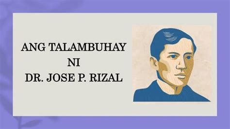 Talambuhay Ni Dr Jose P Rizalpptx