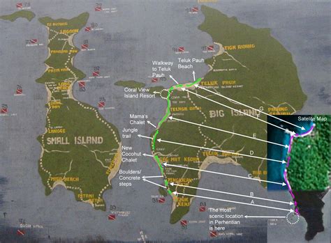 Perhentian Islands Malaysia Map