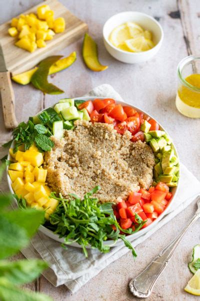 Quinoa Salat Mit Avocado Und Mango Fruchtig Lecker