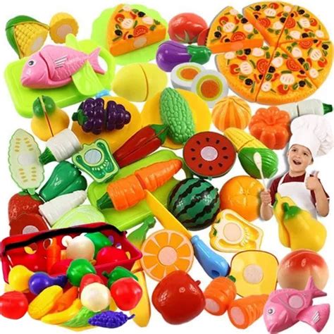 Comidinha Crec Fruta De Cortar Velcr Brinquedo Infantil 30pç MercadoLivre