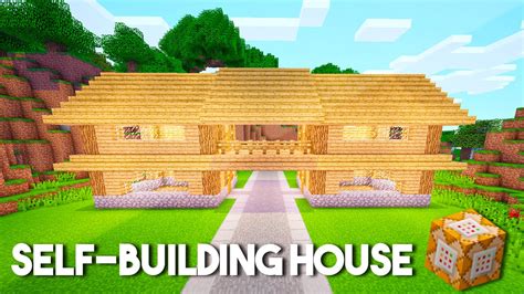 SELF BUILDING Command Block House YouTube