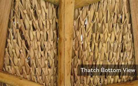 Forever Bamboo Mexican Thatch Roof Runner Roll Duck Blind Grass Tiki