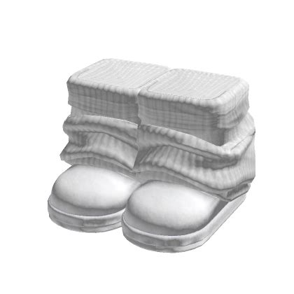 Trendy White Boots W Socks Roblox Item Rolimon S