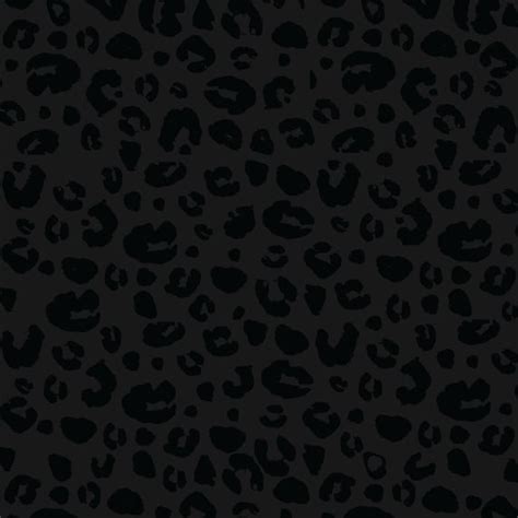 Black Leopard Print Background