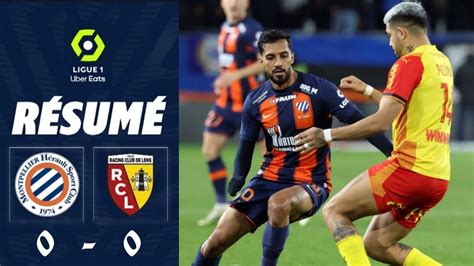 RC LENS MONTPELLIER HÉRAULT SC 0 0 Résumé RCL MHSC LENS