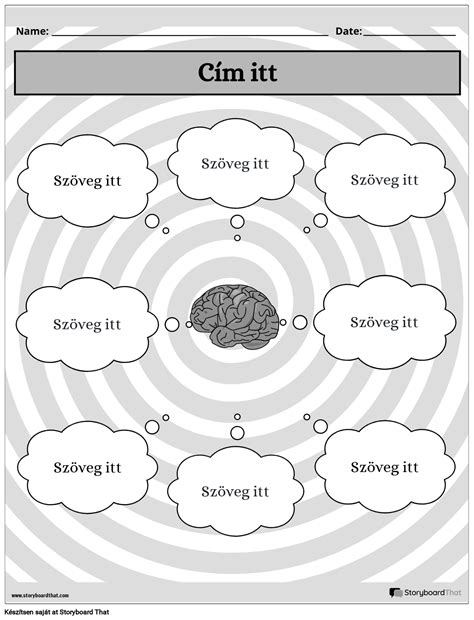 Brainstorm Portrait Bw Storyboard By Hu Examples