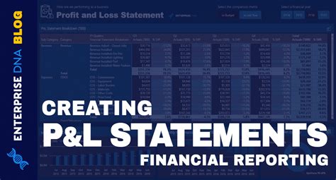 How To Create Profit And Loss Pandl Statements In Power Bi Enterprise Dna