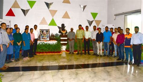 Tata Steel Kalinganagar Celebrates Th Birth Anniversary Of Bharat