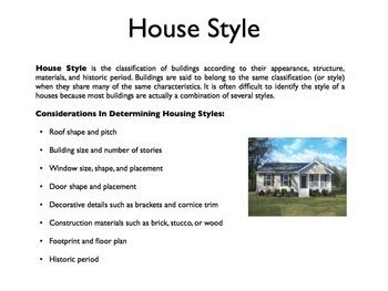 Types Of Housing Styles PowerPoint by Sunny Side Up Resources | TPT