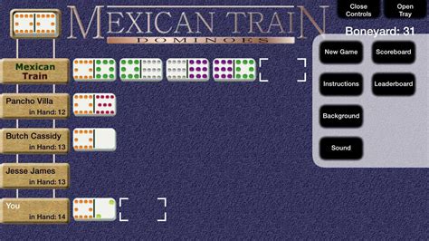 Mexican Train Dominoes Online App Game | by Dilly Dally Games