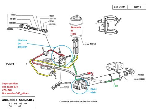 Someca 540 S direction assistée HS