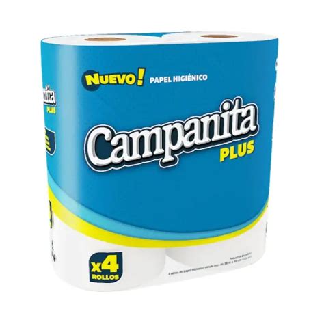 Papel Higiénico Plus 30m Campanita 4u Supermercado Roldan