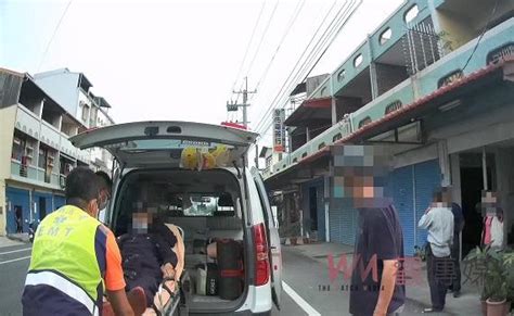 6旬翁熱天跌坐路中 虎尾警安撫情緒協助就醫