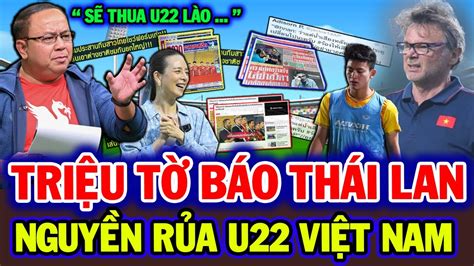 Báo Thái chủ động chê bai chỉ ra tử huyệt của U22 Việt Nam HLV