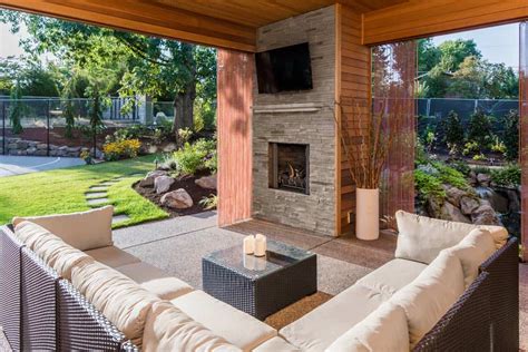 Using An Electric Fireplace Outside What You Can And Can’t Do