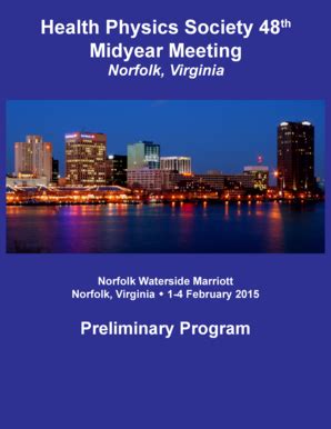 Fillable Online Hps 2015 HPS Midyear Meeting Preliminary Program