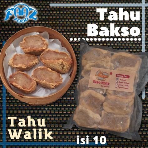 Jual Tahu Walik Original Isi 10 Tahu Bakso Taso Tawal Shopee