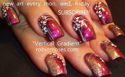 Nail Art By Robin Moses Fall Leaves Fall Nails Fall Nail Art