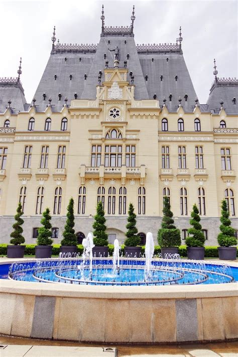 Palace Of Culture Landmark Attraction In Iasi Romania Stock Photo