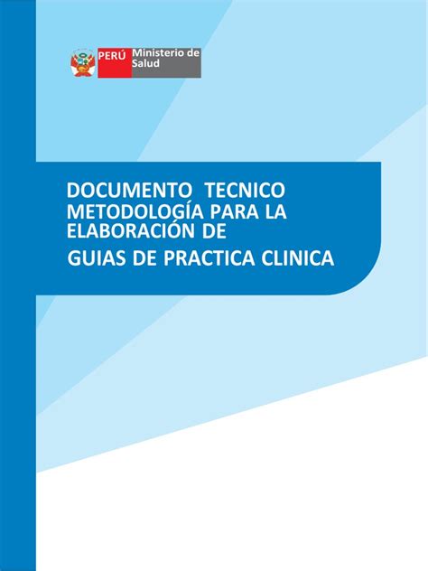 Tecn Metodolog Para La Elaboracion De Guias De Practica Clinica Pdf